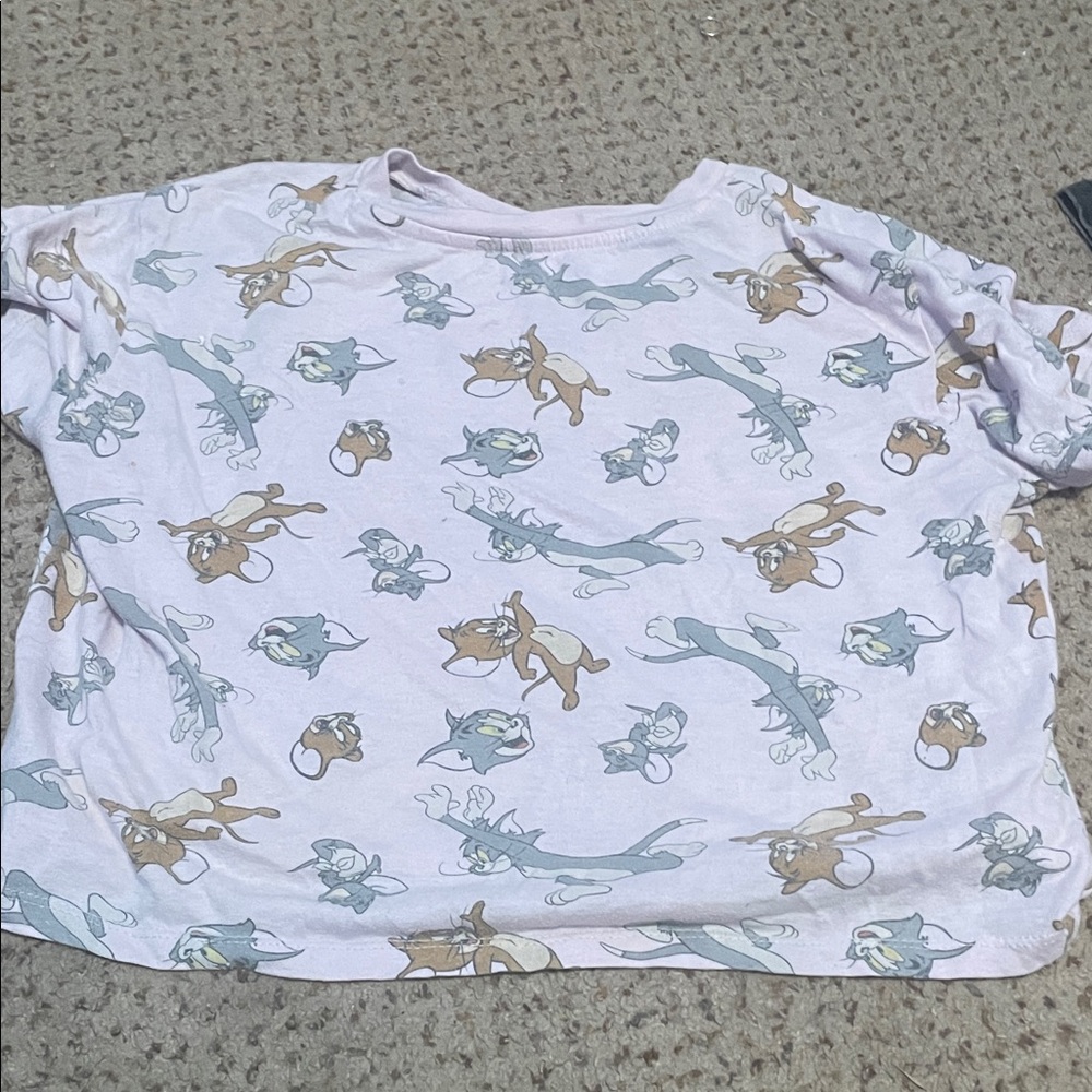 Cartoon Print T-Shirt